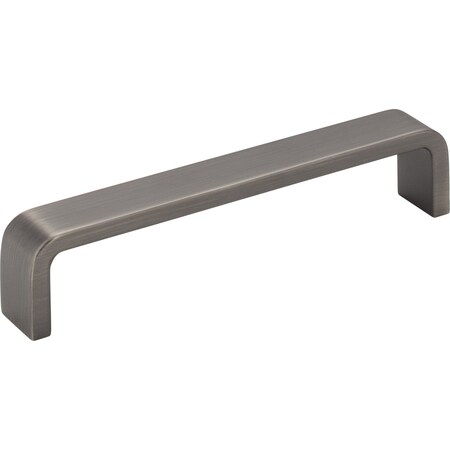 Elements 128 mm Center-to-Center Brushed Pewter Square Asher Cabinet Pull 193-128BNBDL